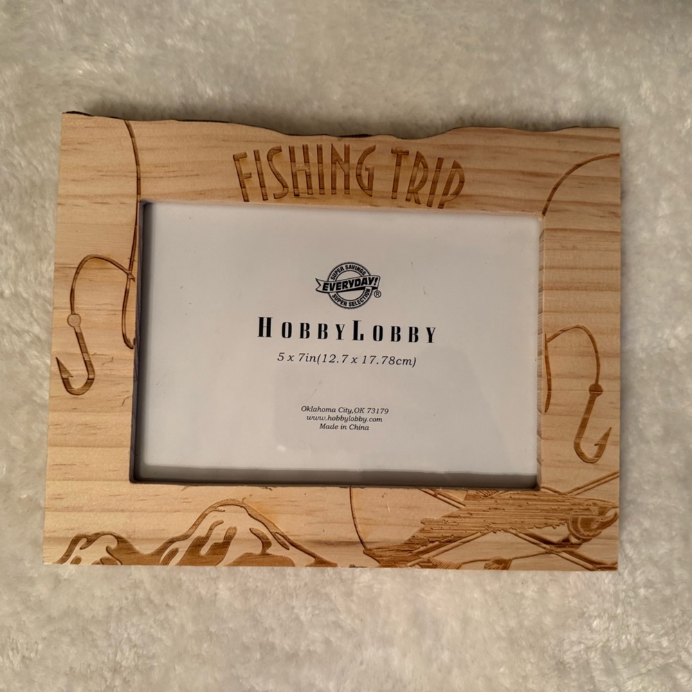 Fishing Trip Picture Frame
